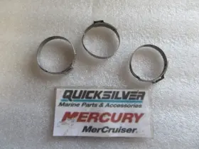 54-8m0204719 Mercury K5b Quicksilver Clamp Lot Of 3 Oem New Factory Boat Parts