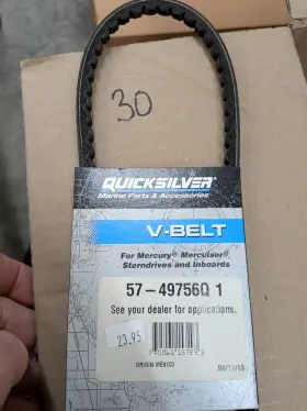 57-49756q1 Mercury 57-49756q New Genuine Quicksilver V-belt