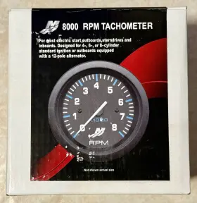 79-895283a06 Mercury New Quiksilver 8000 Rpm Tachometer