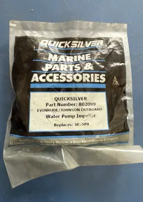389589 Mercury 802099 Quicksilver Impeller Replaces Evinrude Johnson