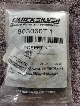803060t Mercury New Genuine Oem 1 Poppet Valve Kit