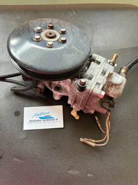 828123t19 Mercury Air Compressor Assembly With Pulley And Temperature Sensor