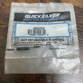 86252 Mercury Quicksilver Oem Cap Qty-2 Nos