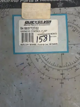 865772t02 Mercury Quicksilver 84 Control Pump Harness