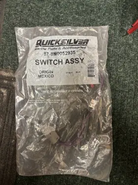 87-8m0052935 Mercury Quicksilver / Switch Assembly 878m0052935 8m0052935
