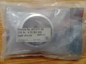 N-05-801-890 Mercury 879871-3 Marine 2 Pack Gauge Bezels Bezel-52-ch Vdo Chrome