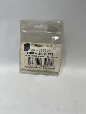 88-895226 Mercury Quicksilver .5a Fuse 3 Pack - Genuine Oem New