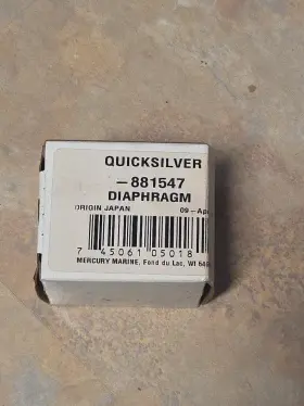 881547 Mercury New Oem 0820 Quicksilver Diaphragm