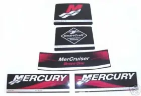 881755a00 Mercury 1 Genuine Mercruiser Bravo One Sterndrive Decal Sticker Set Oem