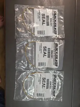 884391 Mercury 3 New Quicksilver Cylinder Bore Seal Oem