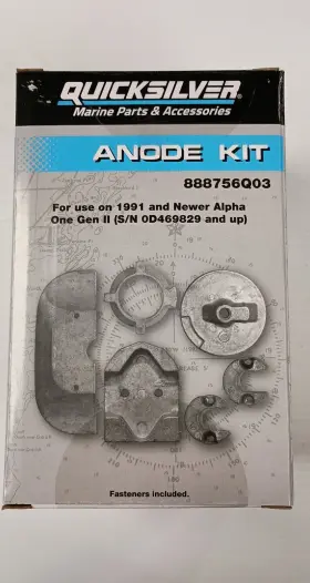 888756q03 Mercury Quicksilver - Anode Kit Oem Aluminum