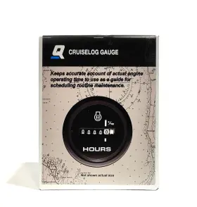 79-895295q01 Mercury 895295q01 New Mercury-mercruiser Admiral Cruiselog Gauge Black Face