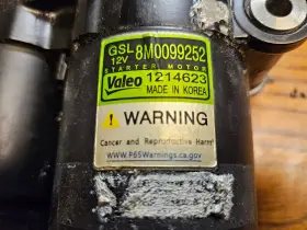 8m0099252 Mercury Quicksilver Starter Motor Valeo 1214623 Oem #2