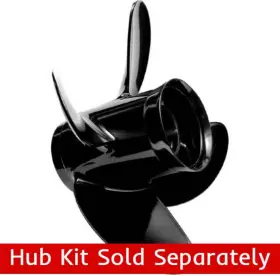 8m8027502 Mercury 13.4x15 Rh 4 Blade Quicksilver Nemesis Propeller - Cnc