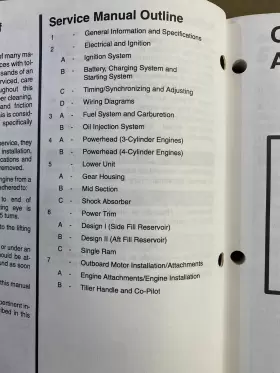 90-13645-2 Mercury 90-13645--2 Oem Mariner Outboard Service Manual 70-115 Models P/n Used #2