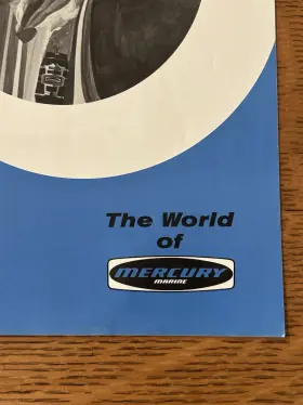 90-61013 Mercury The World Of Marine 1974 Vintage 6 Page Sales Brochure Part No