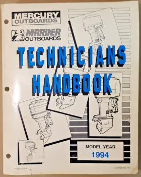 90-816981940 Mercury Used Oem 1994 Mariner / Outboard Technicians Handbook #
