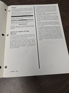 90-823224 Mercury 1994 Oem Mercury/mercruiser Service Manual #16 Marine Engines Gm V-8 #2