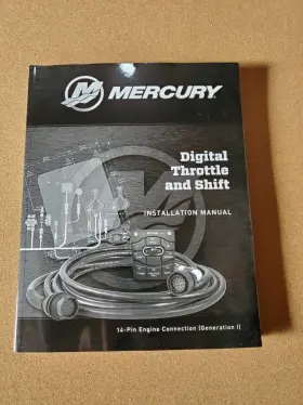 90-8m0101546 Mercury Marine Boat Digital Throttle Shift Installation Manual P/n