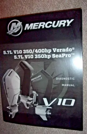90-8m0205420 Mercury Oem Outboard Service Manual For Hp 350/400 Serial #