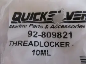 92-809821 Mercury B59 Quicksilver Theadlocker 10ml Oem New Boat Part