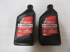 92-858020k01 Mercury T11 Premium 2-stroke Engine Oil Lot Of 2 Oem New Boat Parts