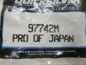 97742m Mercury T65 Genuine Quicksilver Retainer Oem New Factory Boat Parts #2