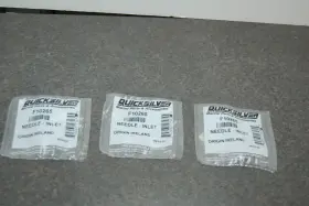 F10265 Mercury 3 New Genuine Quicksilver Inlet Needle Qty-3 Oem Factory Marine