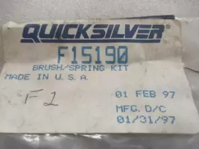 F15190 Mercury W21 Quicksilver Brush And Spring Kit Oem New Factory Boat Parts #2