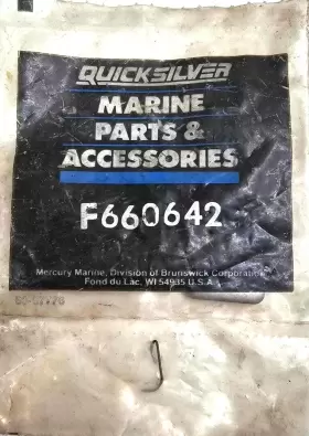 F660642 Mercury Force Genuine Quicksilver Retainer Oem New Old Stock #2