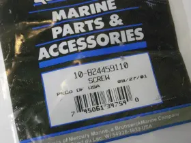 10-824459110 Mercury Marine Mercruiser Quicksilver Stainless Screw Bolt Oem