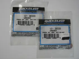 12-36533 Mercury Marine Quicksilver Mercruiser Copper Washer Oem Pack Of 2 Each