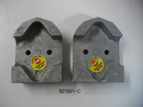 821631-c Mercury Marine Quicksilver Mariner Gimbal Housing Magnesium Anode 2 Ea