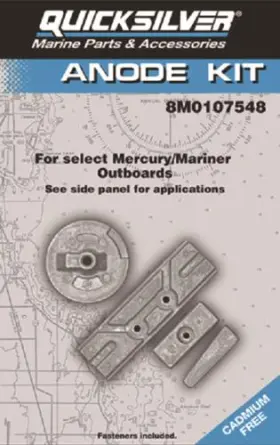 97-8m0107548 Mercury Marine / Mercruiser Oem Anode Kit Alum