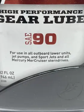 91-8m0101435 Mercury Marine/mericruiser Marine/mercruiser New Oem Gear Lube And Hand Pump 1 Qt #2