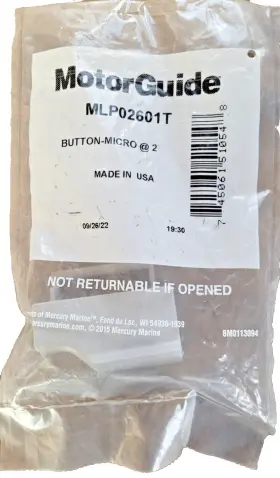 Mlp02601t Mercury Button Pkg Of 1 Only