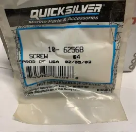 10-62568 Mercury Quicksilver New Oem / Screw Lot Of 4