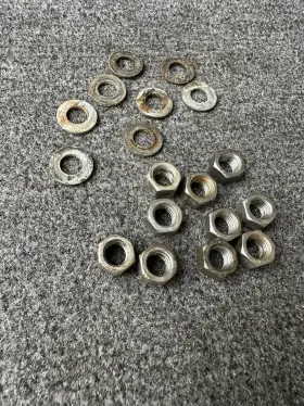 11-69254 Mercury Quicksilver 10 Optimax Proxs 2.5l Power Head Nuts 8 Washers 20553 69254 Freshwater