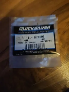 11-82390m Mercury Quicksilver Z71 Genuine Nut Oem New Factory Boat Parts 5 Lot