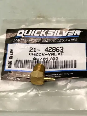 21-42863 Mercury Quicksilver Genuine Check Valve