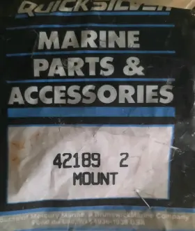 42189 Mercury Quicksilver One New Genuine 1 Mount Oem Part