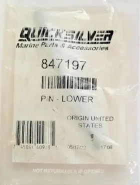 847197 Mercury Quicksilver Pin - Lower
