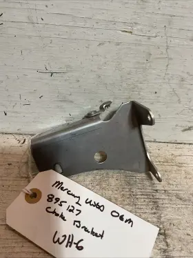 895127 Mercury Quicksilver Genuine Oem Used Choke Solenoid Bracket Freshwater Usage Wh-6 #2