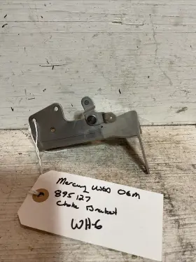 895127 Mercury Quicksilver Genuine Oem Used Choke Solenoid Bracket Freshwater Usage Wh-6
