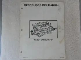 Sis-1056 Mercury Mercruiser Mini Manual Weber Carburetor