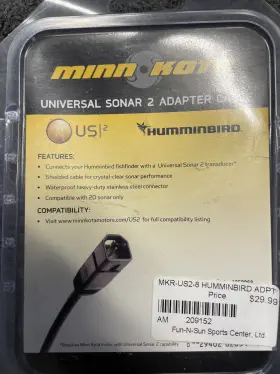 Mkr-us2-10 Minn Kota 1852060 Genuine Universal Sonar Adapter Cable Lowrance New