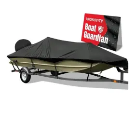 16-18.5 Mionovity 735530535165 Bass Boat Cover Ft Length Beam Width Up To 94 Inch Black