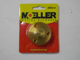 020305-10 Moeller Marine Products Garboard Brass Drain Plug