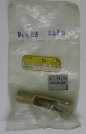 31125-4478 Morse New Marine Boat 30 Series Clevis Part No. 31125 4478