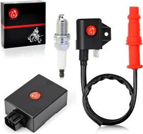 Moto1988 3089238 Ignition Coil Spark Plug Cdi Box For Polaris 2010-2014 Ranger 400